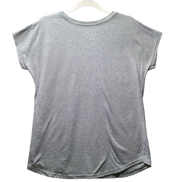 Goldtoe Womens T-Shirt Gray Size Large Polyester/Cotton Blend Short Sleeve - Picture 2 of 12
